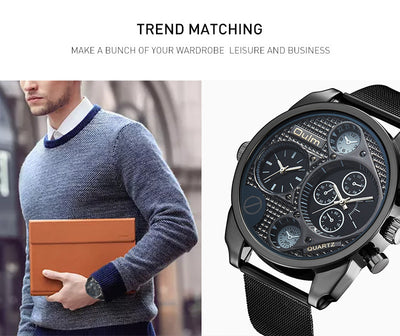 Reloj para Hombre con Correa de Malla de Acero - Image 8