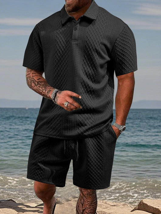 Saco Casual Delgado de Manga Corta para Hombre - Image 24