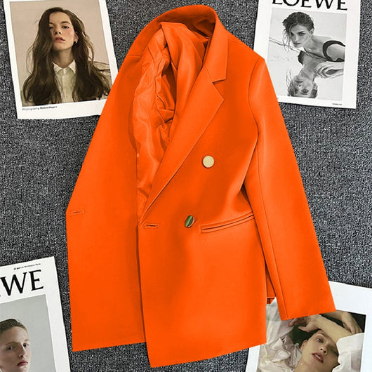 Blazer de Mujer con Hebilla Metálica