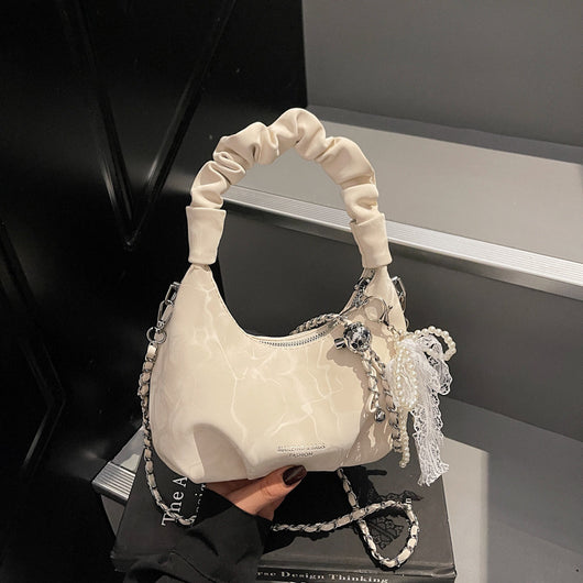 Bolso Bandolera Wild Chain con Pliegues Exquisitos - Image 2