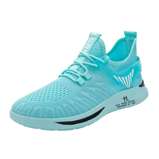 Zapatos Deportivos Casuales Talla Grande con Tejido Transpirable y Punta Redonda para Hombre - Image 10