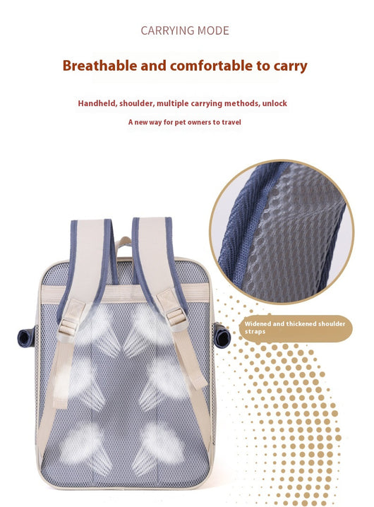 Mochila Transportín para Gatos - Diseño Versátil Todo Clima - Image 15