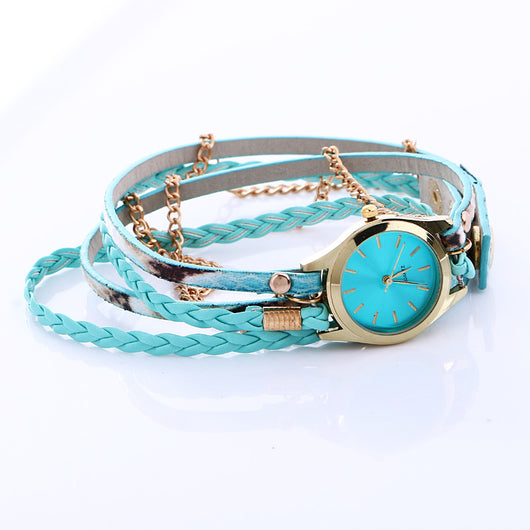Reloj Pulsera Mujer Multifunción con Esfera Ondulada y Movimiento de Cuarzo - Image 18