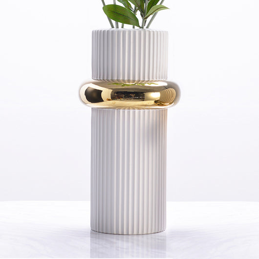 Florero Cerámico Estilo Nórdico Lujo Moderno - Inspiración Milán - Image 4