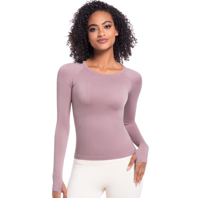 Conjunto Deportivo Yoga Transpirable sin Costuras para Mujer - Image 6