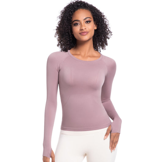 Conjunto Deportivo Yoga Transpirable sin Costuras para Mujer - Image 6