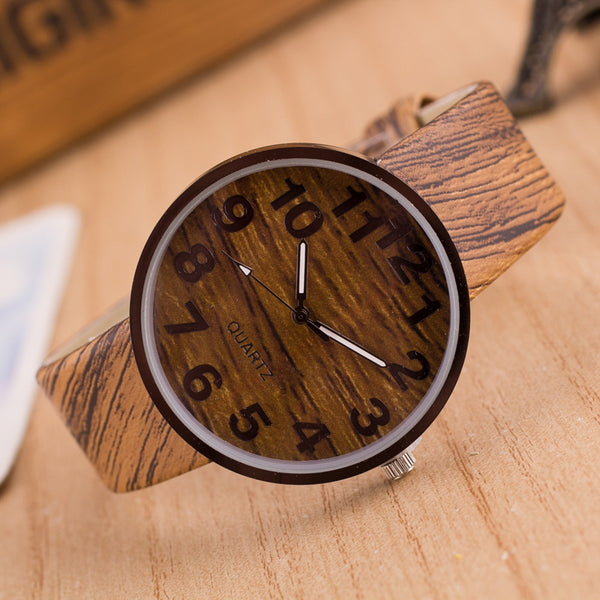 Reloj de Madera Natural y Sostenible