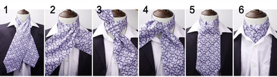 Pañuelo Ascot para Hombre - Corbata de Cuello Estilo Inglés - Image 7