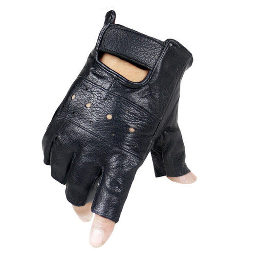 Guantes de Cuero Medio Dedo - Image 5