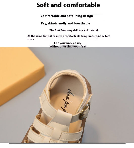 Sandalias Tejidas para Niñas - Zapatos Infantiles Romanos con Diseño Calado - Image 14