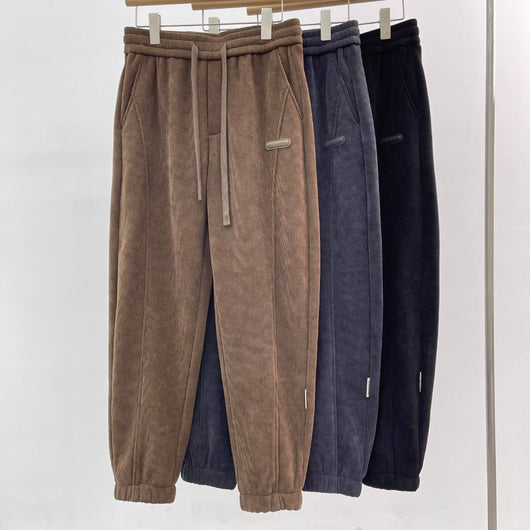 Pantalones Casuales de Pana para Hombre Otoño - Image 8