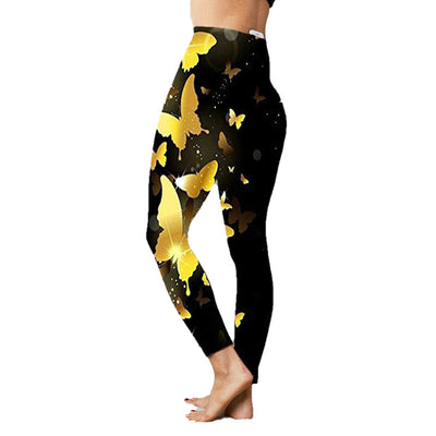 Pantalones de Yoga Ajustados y Elásticos con Estampado para Mujer - Image 9