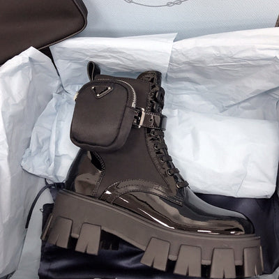 Botas Martin Británicas de Cuero con Suela Gruesa y Caña Alta - Image 5