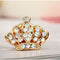 Trendy Jewelry GoldSilver Color Crown Shape Unisex's Pin Brooch For Gift Christmas Dorado