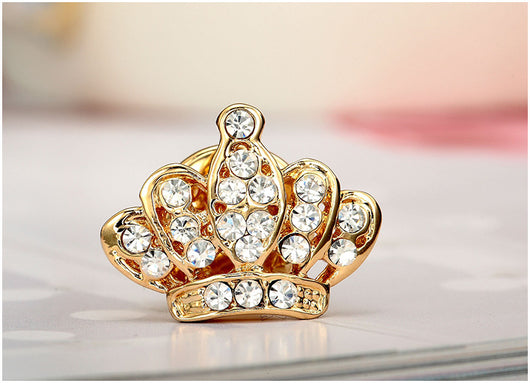 Broche Corona Dorado y Plateado Unisex - Accesorio Elegante para Regalos - Image 13