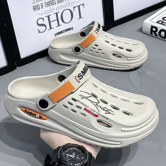 Pantuflas Cerradas Talla Grande para Hombre con Suela Gruesa y Acolchada - Image 12