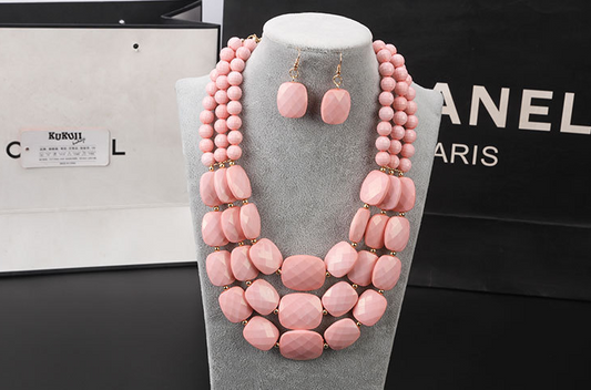 Conjunto de Joyas con Cuentas Africanas - Image 2