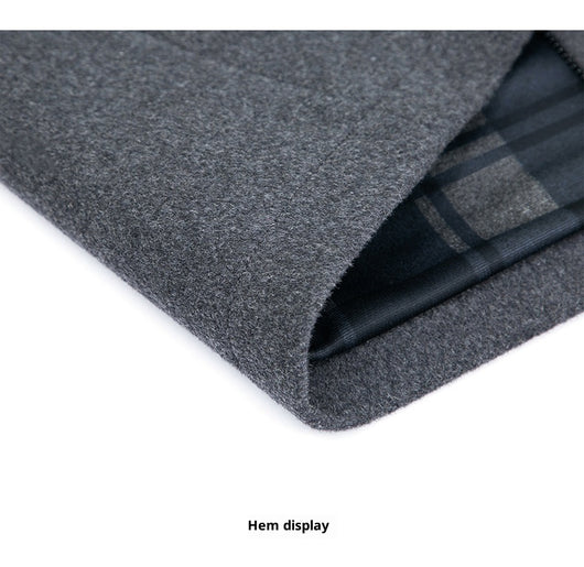 Abrigo de Lana con Cuello Polo para Hombre - Elegancia Casual - Image 20