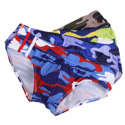 Shorts de Baño Camuflaje Multicolor para Hombre - Image 3