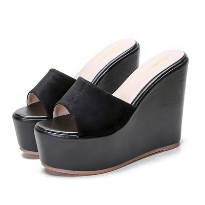 Sandalias y Pantuflas Tipo Cuña con Plataforma - Comodidad y Estilo para Mujeres - Image 6