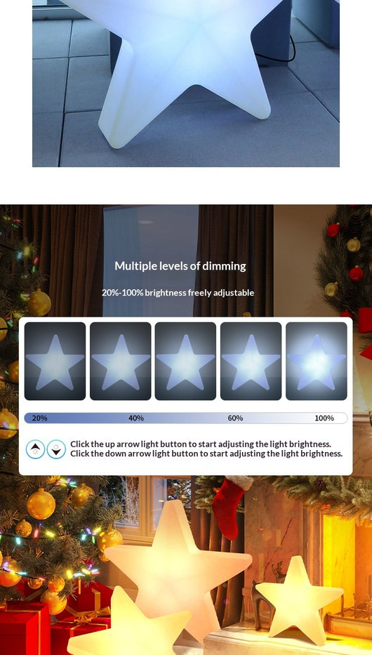Estrella LED Luminosa Recargable con Control Remoto - Image 8