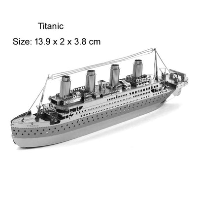 Modelo 3D Destructor Naval Metálico - Puzzle DIY de Ensamblaje - Image 24
