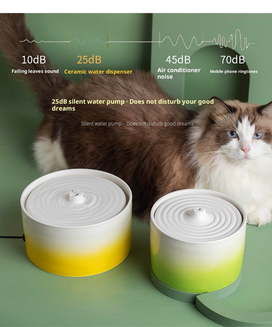 Fuente de Agua Automática para Gatos con Cerámica y Tecnología Eléctrica - Image 26