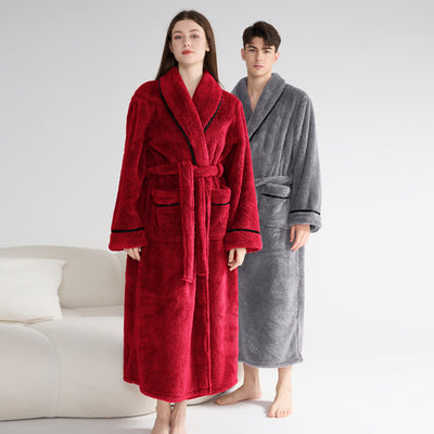Bata Térmica para Parejas - Abrigo Grueso Otoño Invierno