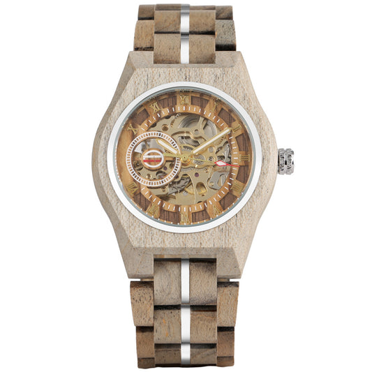 Reloj Automático para Hombre con Esfera Calada de Estilo Romano - Image 2