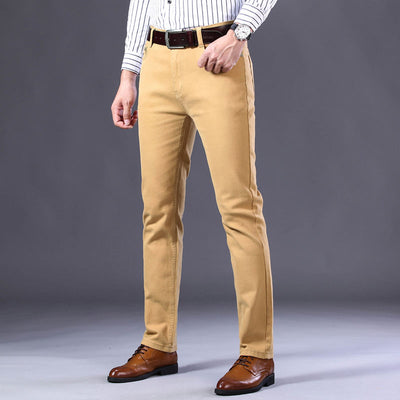 Pantalones Jeans Slim Fit Elásticos para Hombre - Estilo Business Casual - Image 9