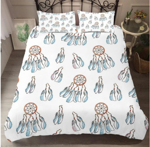 Juego de Cama Atrapasueños 3D Estilo Europeo Americano - Tres Piezas