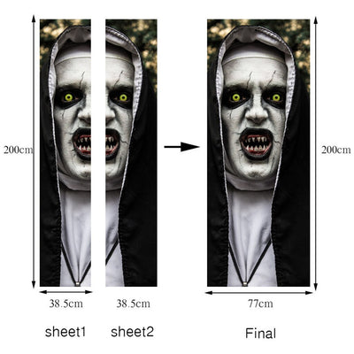 Adhesivo 3D para Puerta - Diseño Artístico Creativo - Image 5