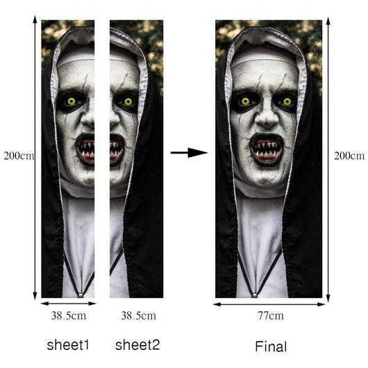 Adhesivo 3D para Puerta - Diseño Artístico Creativo - Image 5