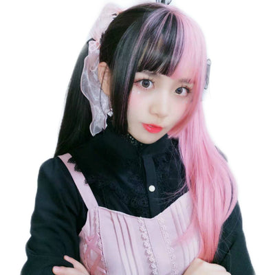 Peluca Larga Recta para Cosplay Anime - Cabello Sintético Premium - Image 6