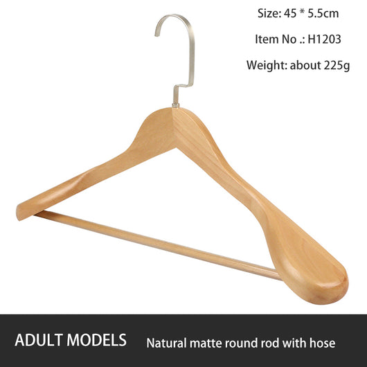 Perchas de Madera Maciza Premium para Tiendas y Hoteles - Image 5