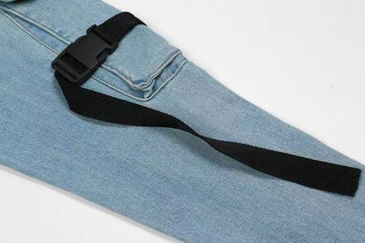 Jeans Rotos con Cierres y Detalles Desgastados - Image 14