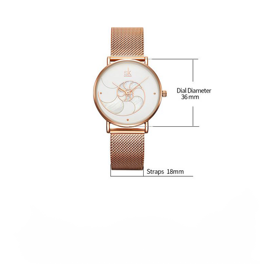 Reloj de Cuarzo para Mujer con Pulsera de Malla - Image 3