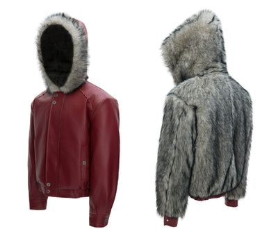 Abrigo de Invierno para Hombre con Forro Polar y Cuello de Piel - Image 6