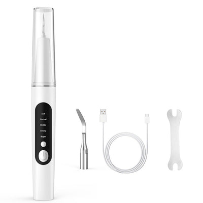 Limpiador Ultrasónico de Dientes para Mascotas - Kit Completo con 2 Cabezales