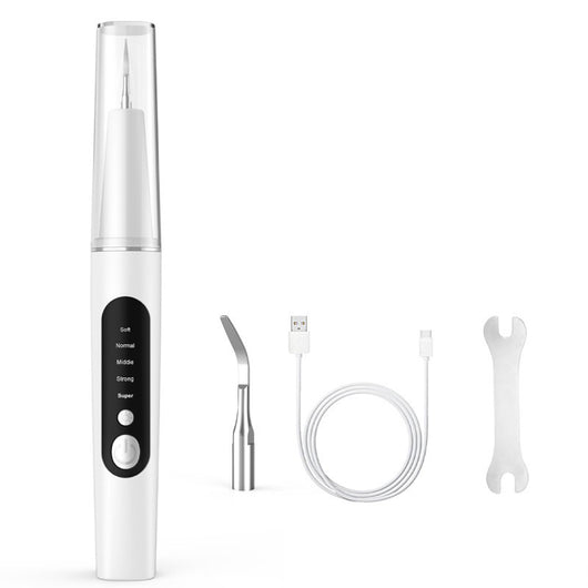 Limpiador Ultrasónico de Dientes para Mascotas - Kit Completo con 2 Cabezales