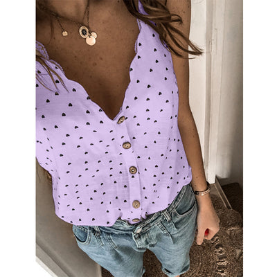 Top Halter Estampado de Lunares - Image 7
