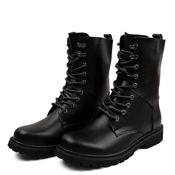 Botas Martin Retro para Hombre con Forro Cálido y Suela Resistente