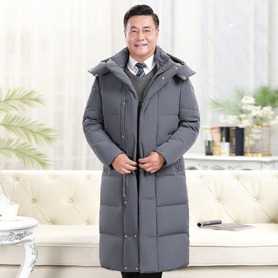 Abrigo Largo Acolchado de Plumas para Hombre - Protección Extrema en Invierno - Image 12