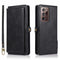 Funda Magnética Galaxy S21 Patrón Crazy Horse con Cierre de Hebilla