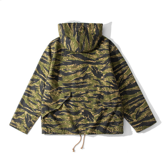 Parka Táctica con Capucha Camuflaje - Abrigo Impermeable para Aventuras - Image 35