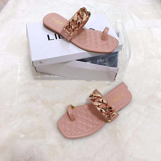 Pantuflas de Tacón Plano con Brillantes - Cómodas y Elegantes para Diario