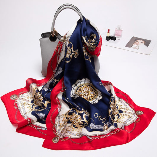Pañuelo de Seda Versátil para Mamá - Diseño Elegante Multiusos - Image 21