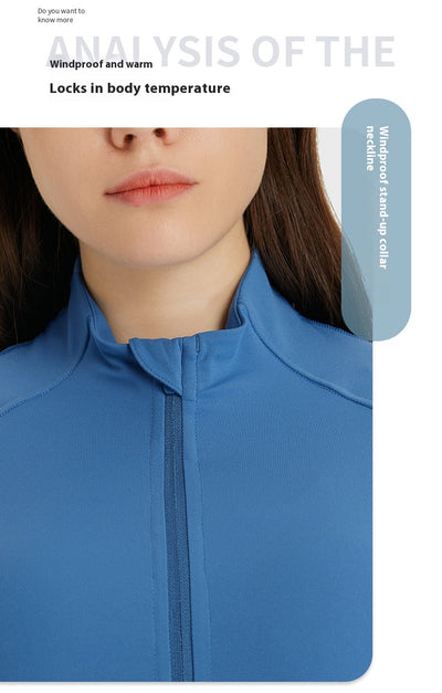 Cardigan Deportivo Ajustado de Manga Larga para Yoga - Image 12