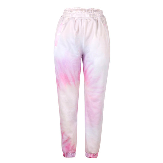 Pantalones Holgados Cintura Alta con Estampado Tie-Dye - Image 5