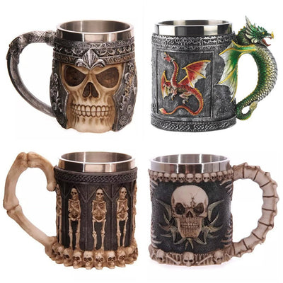 Taza Calavera 3D 400ML para Café